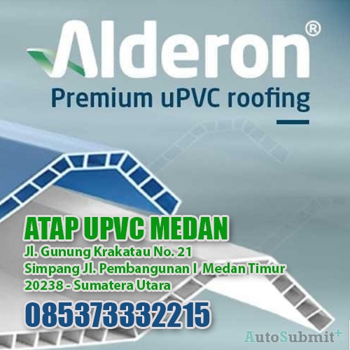 Jual Atap uPVC Alderon di Kota Medan dan Sekitarnya